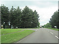 Ranby village junction from northbound A620