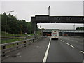 Approaching Holmesdale tunnel, M25