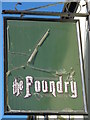 Sign for The Foundry, Foundry Street, BN1