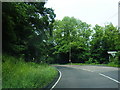 A494 junction near Pont Eyarth