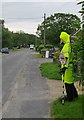 Lollipop lady: Sandleheath Scarecrow Competition, 2012 (1)