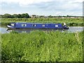 TF0571 : Narrow boat on the River Witham by Oliver Dixon