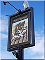 The Plough (3) - sign, Aston Lane, Claverley