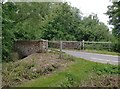 Bridge carrying minor road across stream