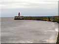 NZ3868 : South Pier and Lighthouse, Tynemouth by David Dixon