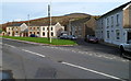 Semicircle of houses, High Street, Nantyffyllon 