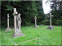 SZ2195 : St Michael & All Angels, Hinton Admiral: churchyard (7) by Basher Eyre