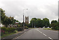 Bend in road in Humberstone