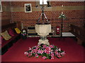 St Luke, Burton Green: font