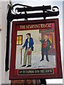 The Starving Rascal (2) - sign, 1 Brettell Lane, Amblecote, Stourbridge