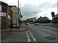 Road signs on the B6539