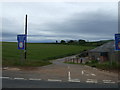 Minor road towards Oldhamstocks at Linkhead