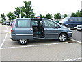 Car park in Channel Tunnel waiting area