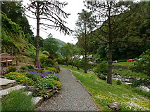 SS7249 : Middleham memorial gardens, Lynmouth by Ruth Sharville
