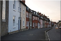SY4692 : Row of Grade II listed buildings, South St by N Chadwick