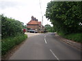 First houses on the road into Hampstead Norreys from the east