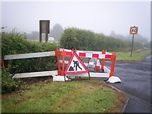 SN1710 : Subsidence of verge of A477, Llanteg by welshbabe