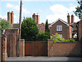 Rear of houses, High Street