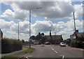 Derby Road at roundabout at Marehay