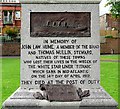 Inscription on the Titanic Memorial, Dock Park