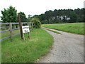 Access road to Potton Hall