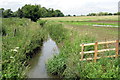 A tributary of the Ouzel from Salford bridge