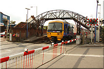 SU8068 : Station crossing by Richard Croft