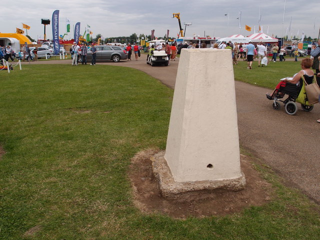 Triangulation Pillar on the Royal Norfolk Show ground A well maintained Triangulation Pillar. Not sure how many visitors to the show notice it or know what it was used for. Leaning against probably!