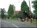 Church Hill Road passes St Mary