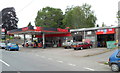 SN9768 : Texaco filling station, East Street, Rhayader by Jaggery