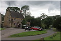 The Fox Inn in Broadwell on a stormy June day