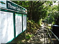 Three Oaks railway station entrance