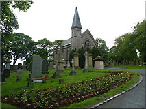 NT9951 : Chapel, Tweedmouth Cemetery by Alexander P Kapp