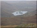 NY3706 : Ridge to Low Pike and Rydal Water seen from path to Red Screes by Graham Robson