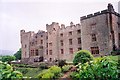 The northern frontage of Muncaster Castle in June 2000