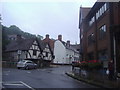 Mini roundabout on Bridge Street, Winchester