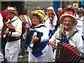 Musicians in the Penzance Mazey Day Parade 2012