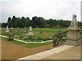 TL0935 : Formal gardens at Wrest House by M J Richardson