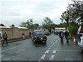 Taxi turning from Marryat Road into Somerset Road