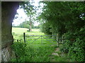 Footpath on the outskirts of Hartfield