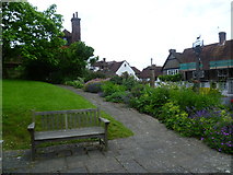 TQ4735 : Public garden in the centre of Hartfield by Marathon