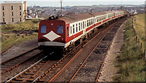 C8540 : Arrival, Portrush station by Albert Bridge