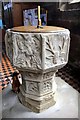 15th Century Font in St Chad
