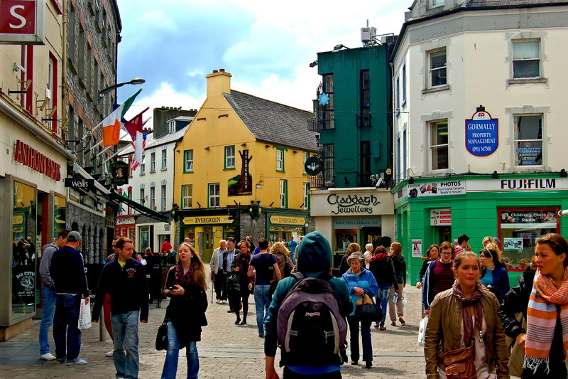 Galway - Shop Street, High Street, Guard... © Joseph Mischyshyn ...