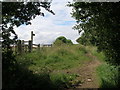 SE3443 : Bridleway junction at Rigton Moor by John Slater