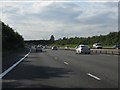 SP3656 : M40 motorway near Kingston Grange by Peter Whatley