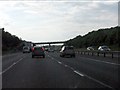 M40 motorway nearing the Fosse Way bridge (B4455)