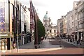 Donegall Place early on a Saturday evening