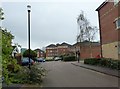 Looking from Broomspring Lane into Broomspring Close