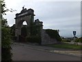 Gateway and lodge to Westfield Park